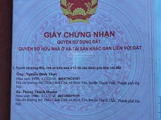 Chính chủ em cắt ra bán lô góc đẹp full thổ cư lõi cnc hoà lạc