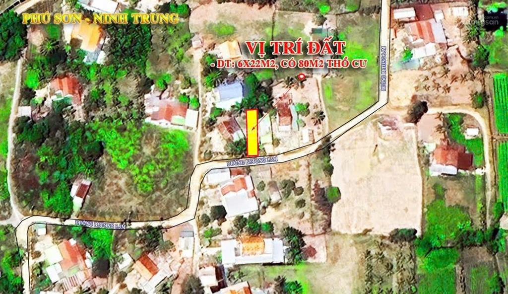 Chính chủ tách lô bán lô đất vuống vắn tại ninh trung (xã hòa trí) giá chỉ 350tr