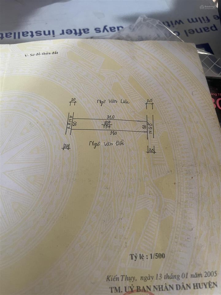 Bán đất 154m2 tại đường 404, xã hữu bằng, kiến thụy, hải phòng, giá ưu đãi 10 triệu vnd/m2