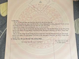 Siêu phẩm đất 2 lô liền kề mặt tiền 36m tại vệ linh, phù linh, sóc sơn