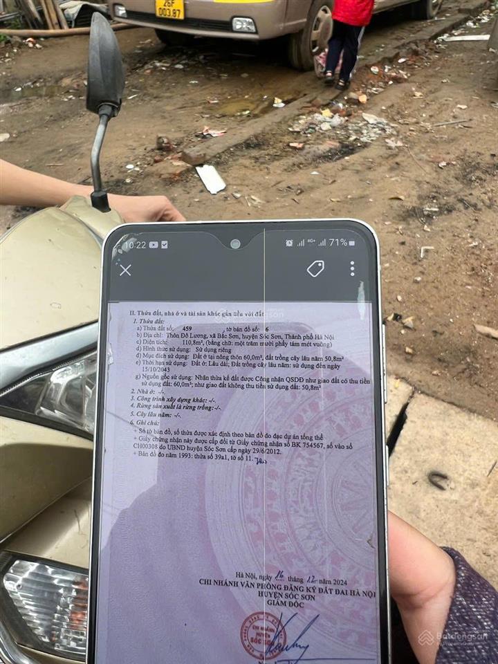 Đất kinh doanh đỉnh 110m2. tại bắc sơn, sóc sơn, hà nội. giá chưa đến 2 tỷ.  0362 020 ***