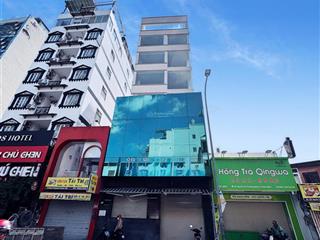 Cho thuê nhà 2 mặt tiền  287a nguyễn trãi, q.1  dt 8x18m, 1 hầm 8 tầng