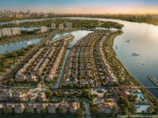 Bán dinh thự ven sông nhà thô dt 405m dt sàn 370m the pearl dự án waterpoint, an thạnh, long an