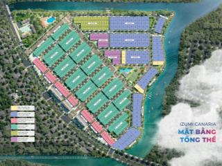 Booking nhà phố vườn dt 114m2, dtsd 156m2 pk canira izumi city xã long hưng, biên hòa, đồng nai