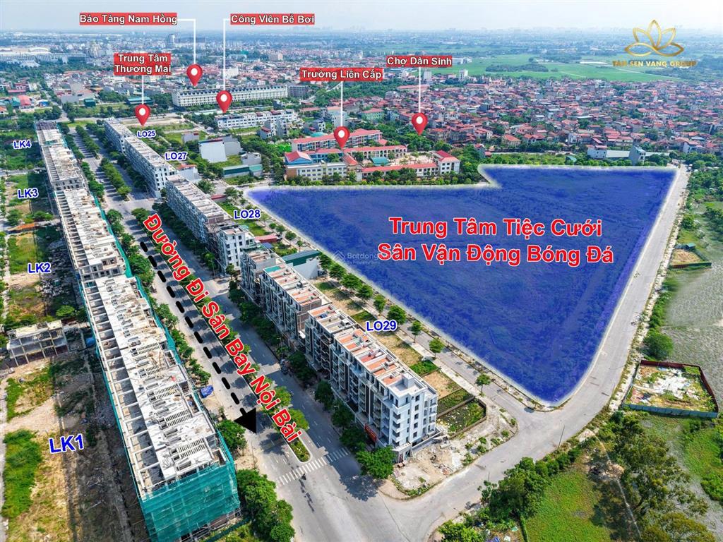 Bán lô đất nền dự án  cạnh sun group bn sắp khởi công  đại học luật  giá 50 triệu/m2
