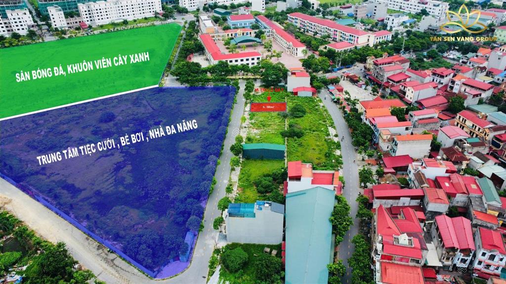 Bán lô đất nền dự án  cạnh sun group bn sắp khởi công  đại học luật  giá 50 triệu/m2