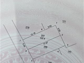 Cần bán đất tại cự thần, xã thanh oai ngõ 2 ô tô tránh nhau giá 65 triệu/m2 dt 100,4m2 mt5,55m