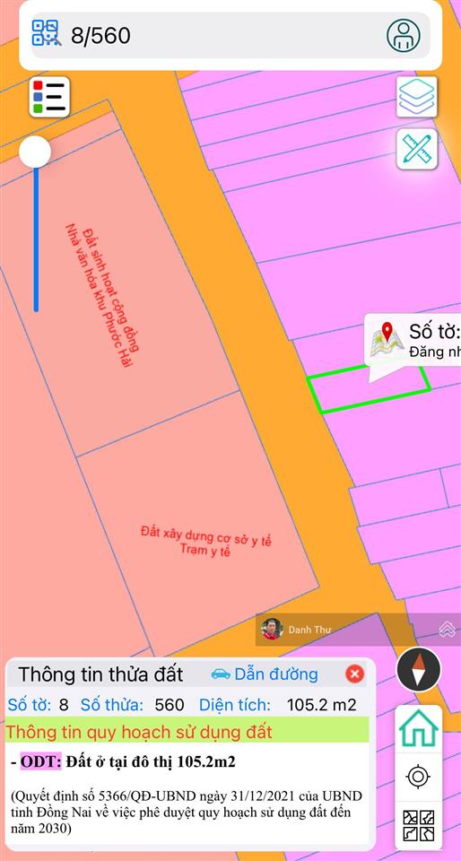 Bán đất 105m2 full thổ cư tại thị trấn long thành, 5,3 tỷ giá siêu hời,