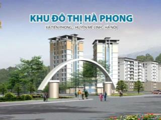 Bán biệt thự kđt hà phong, mê linh, 276m2, view hồ nước, sổ đỏ chính chủ, 19,3 tỷ, sẵn nhà xây thô