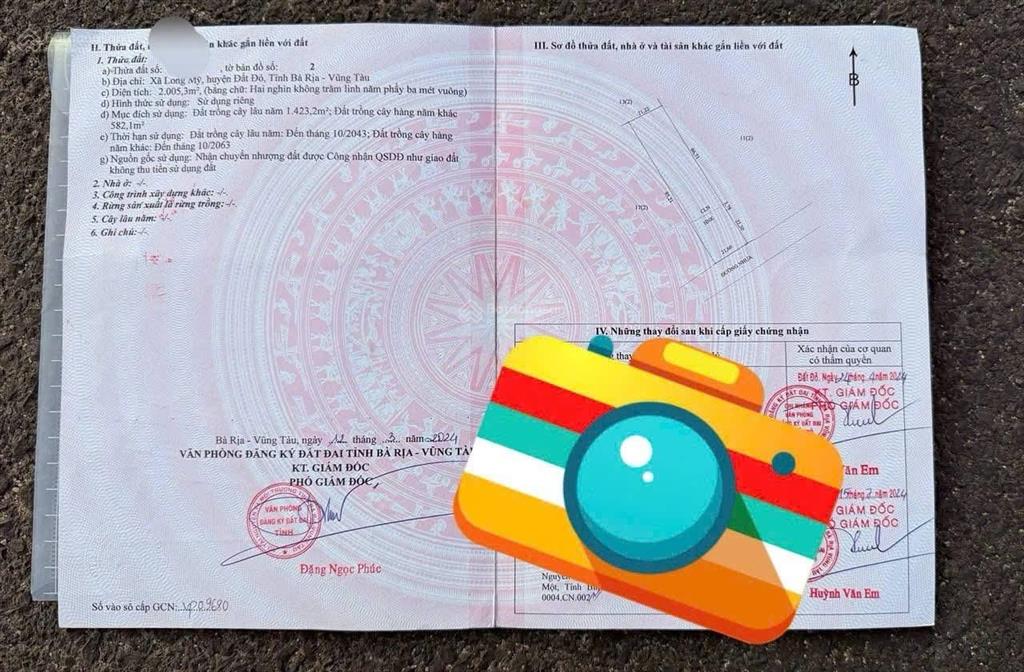 Thị trấn phước hải  view núi minh đạm siêu đẹp đi biển chỉ 10phút dt 2000m2  sẵn 300m2 thổ cư