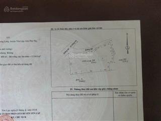 Chính chủ ngộp bank cần bán 1534m2 đất phú thọ, chỉ hơn 1 tỷ