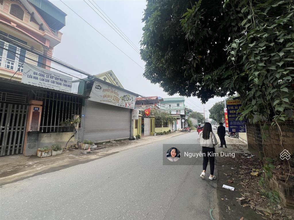 Đất nền mặt hồ tân xã, thạch thất  2 mặt tiền  full thổ cư cạnh trường đại học fpt hoà lạc