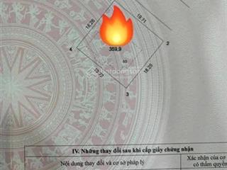 Bán bt cầu bươu, thanh trì. 360m2 x 4 tầng, mt 20m, xây thô, mặt đường 24m, vỉa hè rộng, kd. 58 tỷ