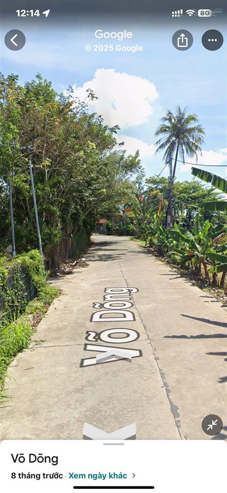 Cần bán lô đất mặt tiền đường thông võ dõng, vĩnh trung. đường 8m đến 10m. dt  224,3m. ngang 9,66m