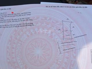 Cần bán lô đất mặt tiền đường thông võ dõng, vĩnh trung. đường 8m đến 10m. dt  224,3m. ngang 9,66m