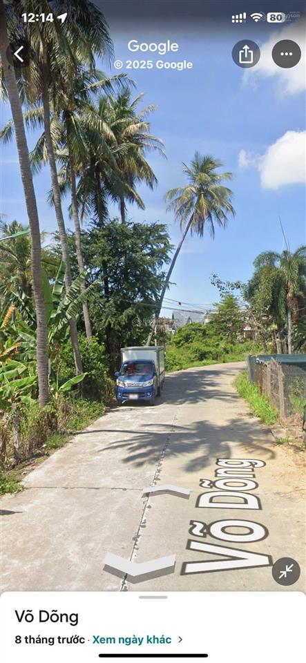 Cần bán lô đất mặt tiền đường thông võ dõng, vĩnh trung. đường 8m đến 10m. dt  224,3m. ngang 9,66m