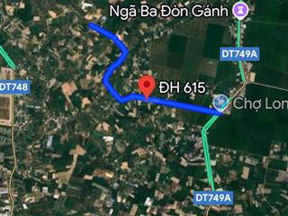 Bán gấp đất 3,4ha tại dh615, long nguyên, bàu bàng, bình dương. nguồn thu 1.2t/1n