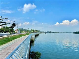 Bán lô đất mặt tiền view sông bờ kè bửu long, đường trước nhà 40m + vỉa hè 5m. giá chỉ 6 tỷ