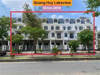 Vị trí vip, nhà phố thô view hồ, đường 25m, hoàn thiện ngoài tự thiết kế trong 5x20m 4tầng hạ 1 tỷ