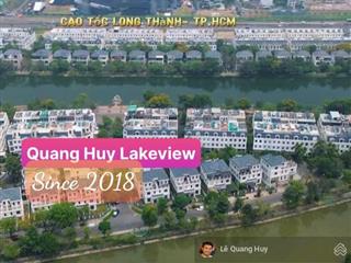 Biệt thự thô đường 22,5m view trực diện mặt sông lakeview, diện tích 8x20m giá 28 tỷ