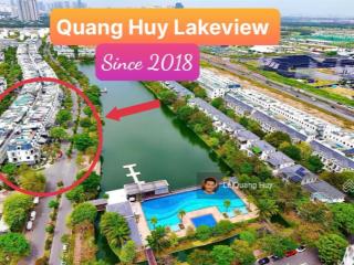 Biệt thự thô mặt hồ dt 8x20m mặt tiền 25m đường đôi, view hồ trọn đời, giá tốt thiện chí giảm 2tỷ