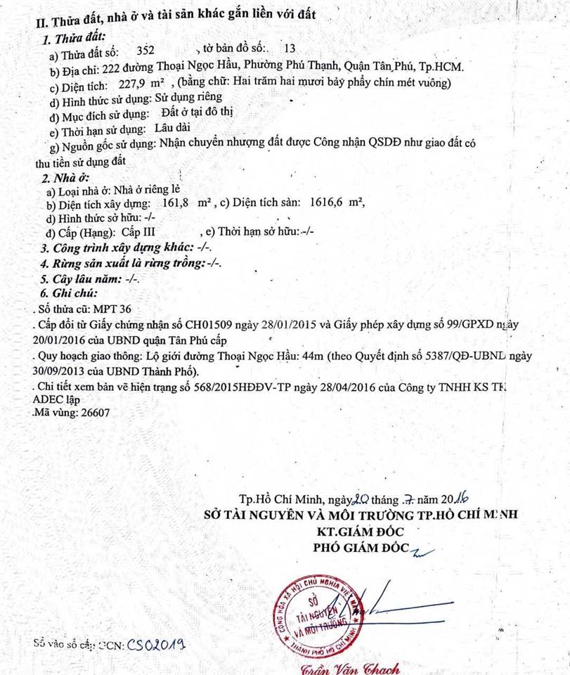 Mặt tiền kinh doanh thoại ngọc hầu, tòa nhà 10 tầng, 100 phòng chdv, dòng tiền khủng thu về tay