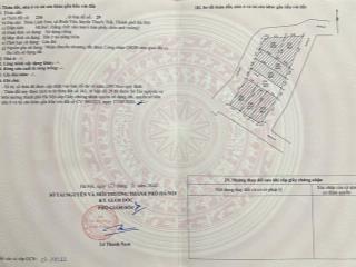 Cần bán gấp lô đất 68,9m  2 mặt tiền trước sau, full thổ cư tại linh sơn