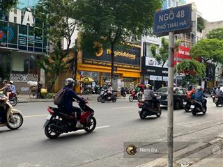 Mặt phố thái hà, building thông sàn ô tô dừng đỗ, 150m, 60 tỷ
