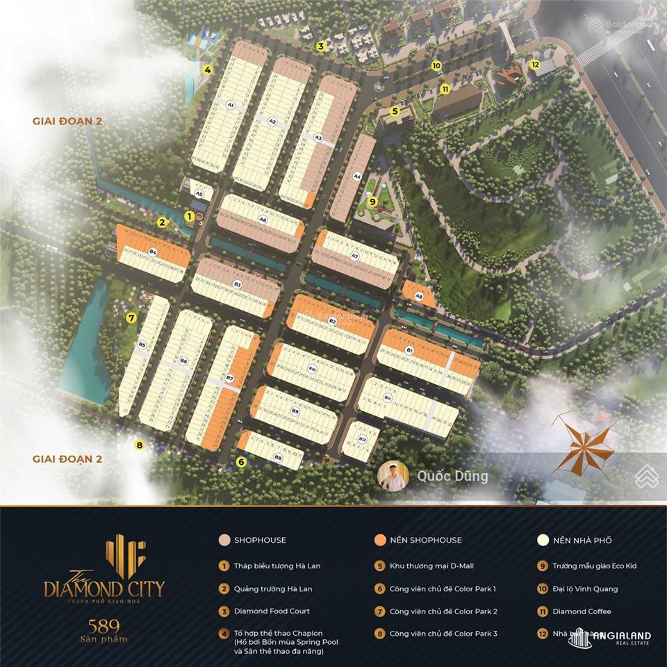 1 lô duy nhất diện tích 64.4m2 giá 4,9tỷ tại dự án diamond town hẻm 68 bưng ông thoàn, p phú hữu q9