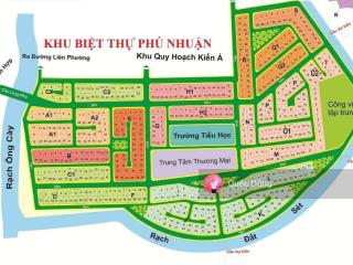 Đơn giá 75tr/m2 nền đất sạch đẹp 294m2 giá tốt nhất đang có tại kdc phú nhuận đối diện global city