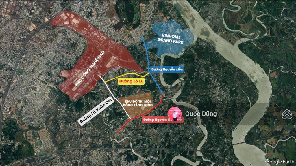 Bán đất tặng nhà cấp 4, mặt tiền đường lò lu, p trường thạnh, dt 4x18m hướng bắc, giá 9tỷ tl