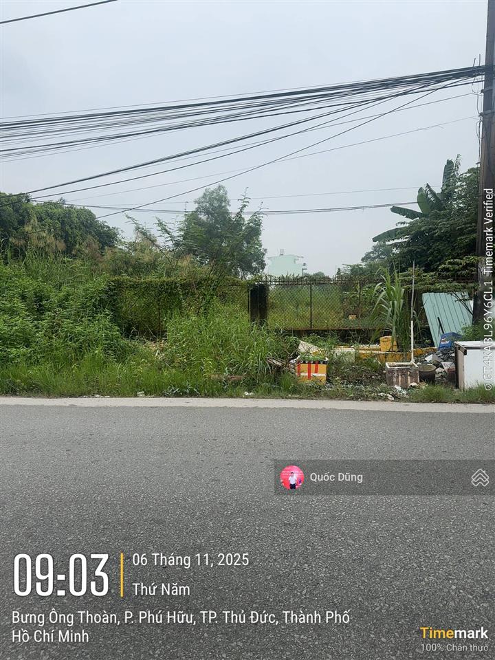 Bán gấp lô b mặt tiền đường bưng ông thoàn tại dự án kdc sở văn hoá tt q9 dt 130m2 giá 106tr/m2