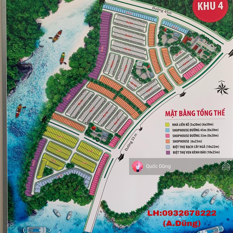 Cần bán lô rd1228 khu 4 kđt long hưng city dt 100m2 đường 12m hướng đông nam giá tốt