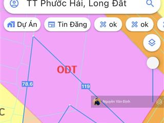 Lô biệt thự vườn biển phước hải, ngay tl 44b, dt3300m2ngang 10 nở hậu 78m phủ hồng, sẵn vườn cây