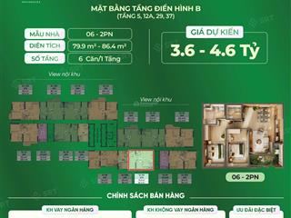 Bán gấp 2 phòng ngủ view ngoại khu tầng 3x giá chỉ 3ty740tr ko chênh