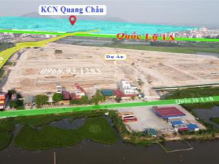 Bán đất kđt tabudec việt yên  bắc giang, hàng cực hiếm đối diện khu công nghiệp quang châu