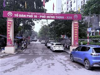 Bán nhà phân lô x2a tại hưng thịnh, 21,8 tỷ, 85m2, vỉa hè rộng, 2 mặt ngõ ô tô, view cực thoáng đẹp