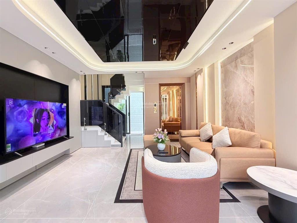 Bán căn hxh thông 5 m gần mt lê văn thọ  thang máy thiết kế hiện đại