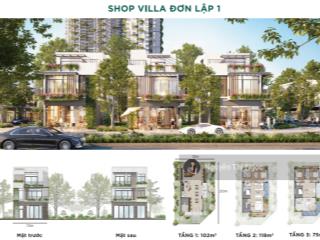 Shopvilla đơn lập 1t 2l 2 mặt tiền 360m2 eco retreat dưới tán rừng nhận booking chuẩn bị mở bán