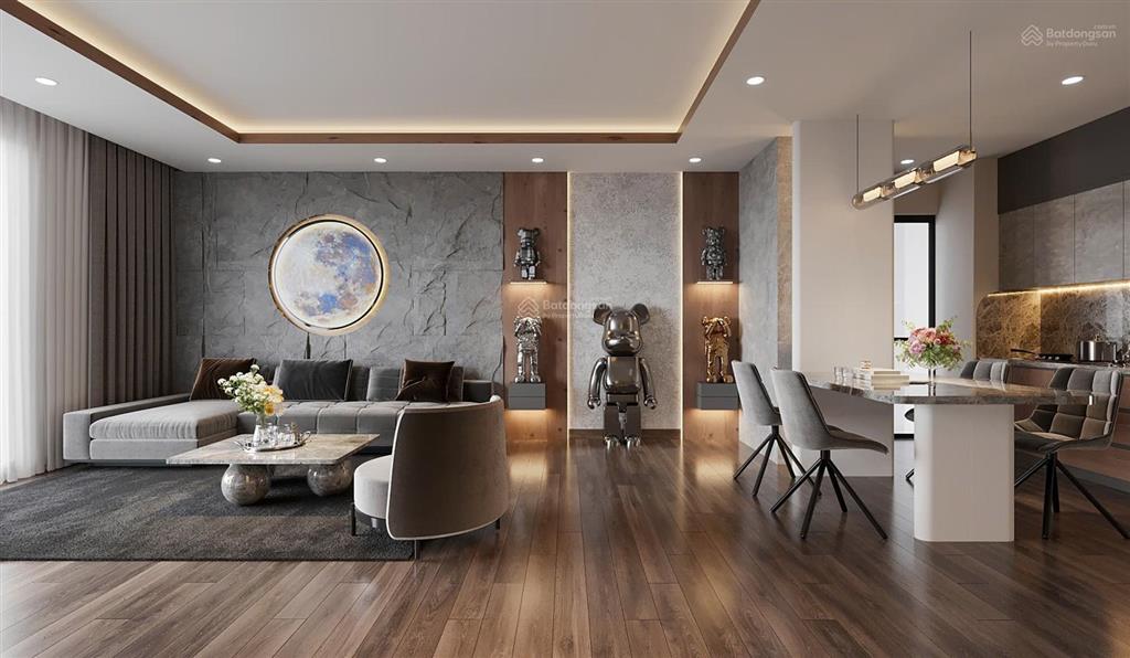 Bán căn hộ golden land tòa a để chuyển xuống nhà đất dt 142m2 tòa b golden land, full đồ, 4n 3wc
