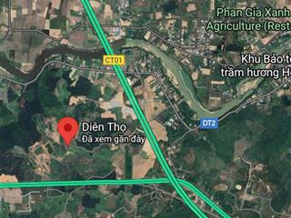 Bán lô đất 27,2ha mặt đường ql27c (phú thọ, diên thọ, khánh hòa)
