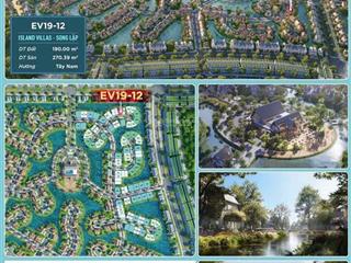 Căn biệt thự đảo châu âu  ecopark vinh