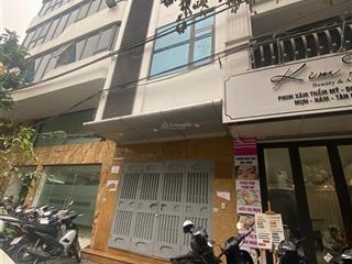 Cho thuê nhà dương khuê, dt 55m2, 6,5 tầng, mt 4m, thông sàn, thang máy, 40tr/tháng