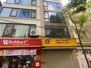 Cho thuê nhà hoàng quốc việt, dt 75m2, 8 tầng, mt 5,3m, thông sàn, thang máy, 60tr/tháng