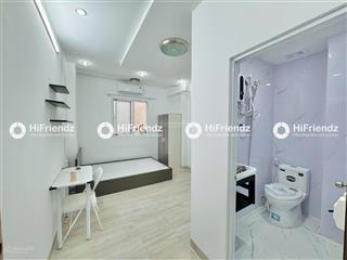 Cho thuê phòng studio 21m2  cửa sổ trời full nt mới  đẹp như ảnh  gần chợ bàn cờ q3