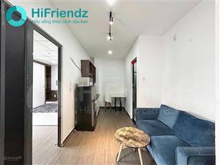 Căn hộ 1pn ban công 40m2  full tiện nghi như ảnh  thang máy / bảo vệ  gần phố tây bùi viện q1