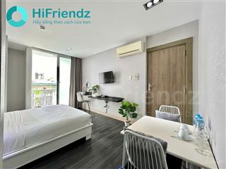 Chung cư mini cao cấp  studio ban công cực chill  thời gian thuê linh động  gần cv tao đàn q3