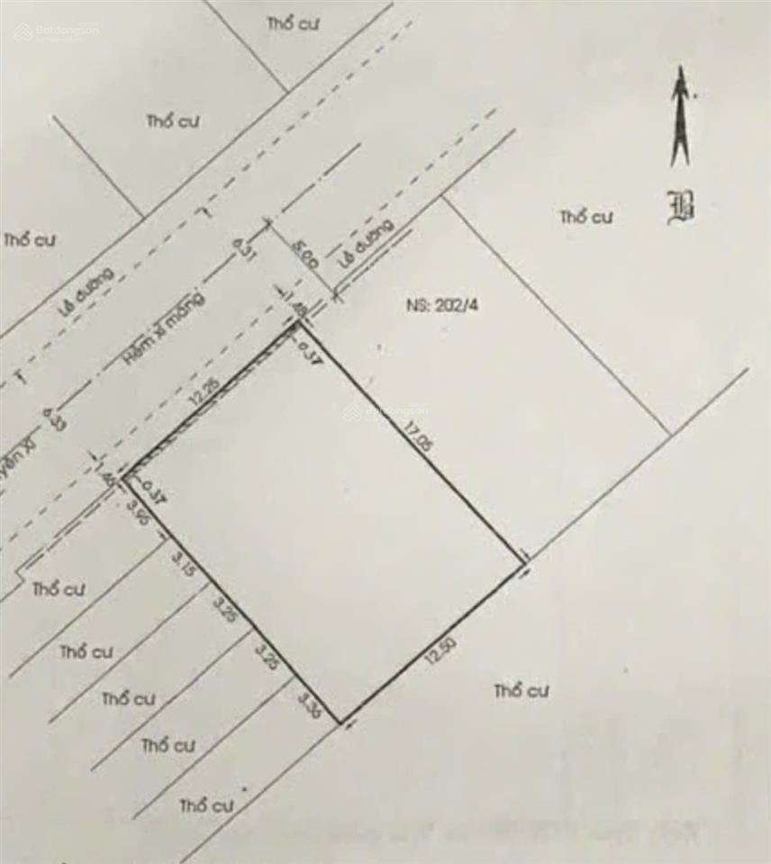 32,5 tỷ  202 nguyễn xí bình thạnh  12,5x17,5m / 205,9m2  hđt 50 triệu / tháng