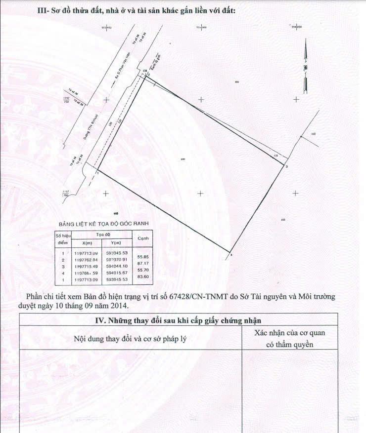 220 tỷ  70 tân thới nhất 8  56x85m, 4748m2  6 tầng/23.000m2 sàn  cho thuê 1.1 tỷ/tháng