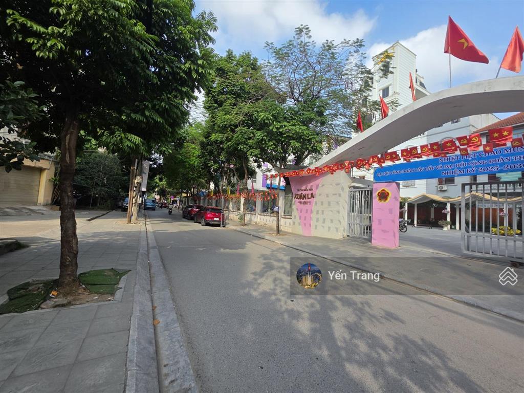 Bán đất xây 8 tầng võ chí công, 3 ô tô tránh, vỉa hè, kd, 73m2, 23 tỷ.